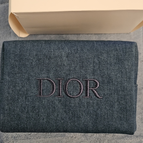 Dior Denim Make up Pouch, NWB - Picture 5 of 9